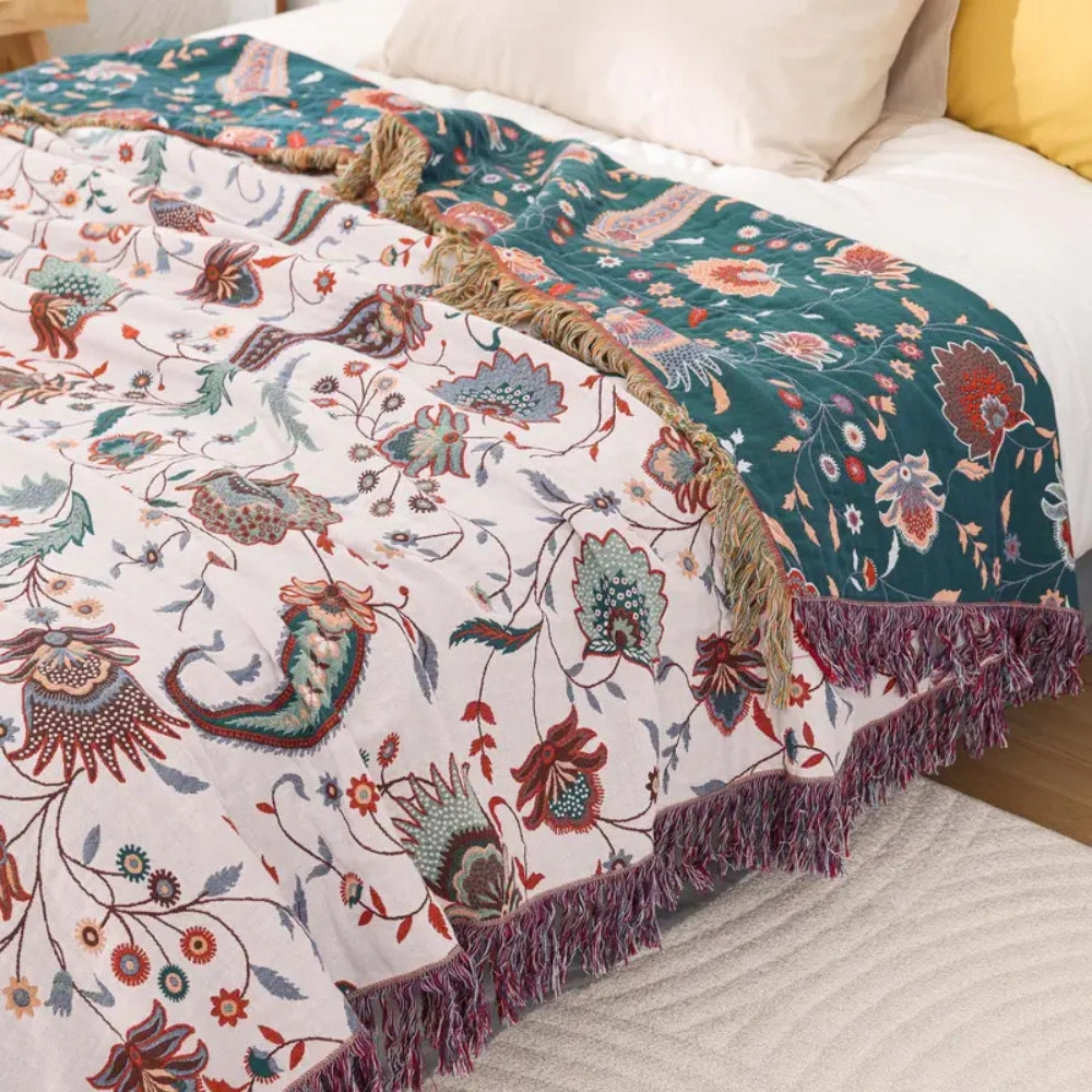 Manta Suave Reversible Vintage Liora