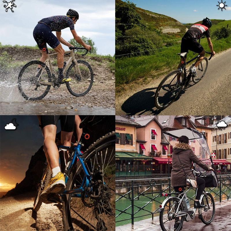 Luz trasera ultrainteligente para bicicleta
