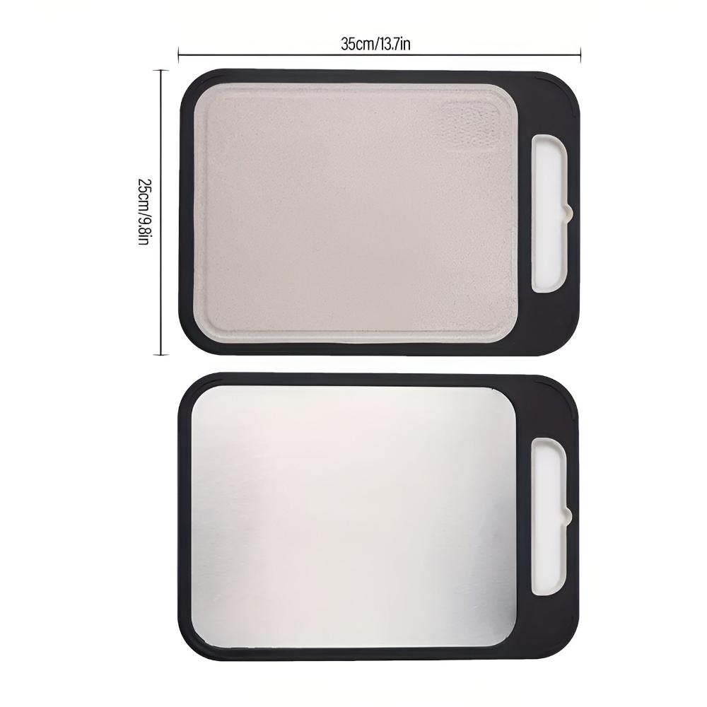 Tabla de Cortar de Acero Inoxidable Reversible