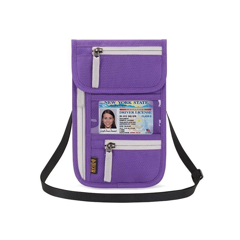 Billetera de viaje con bloqueo RFID
