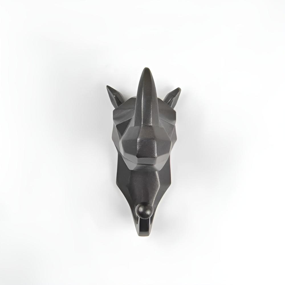 Soporte de Llaves de Pared con Cabeza de Animal