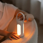 Lámpara Portátil Recargable para Exteriores - Iluminación Cálida de Múltiples Modos