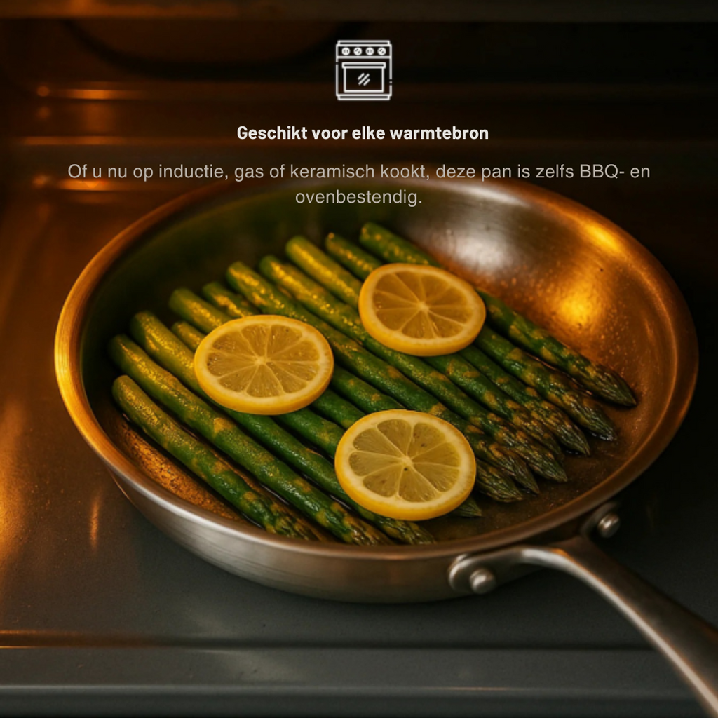 Juego de Sartenes de Titanio – Sartén, Utensilios de Cocina y Tabla de Cortar | Esenciales de Cocina Duraderos