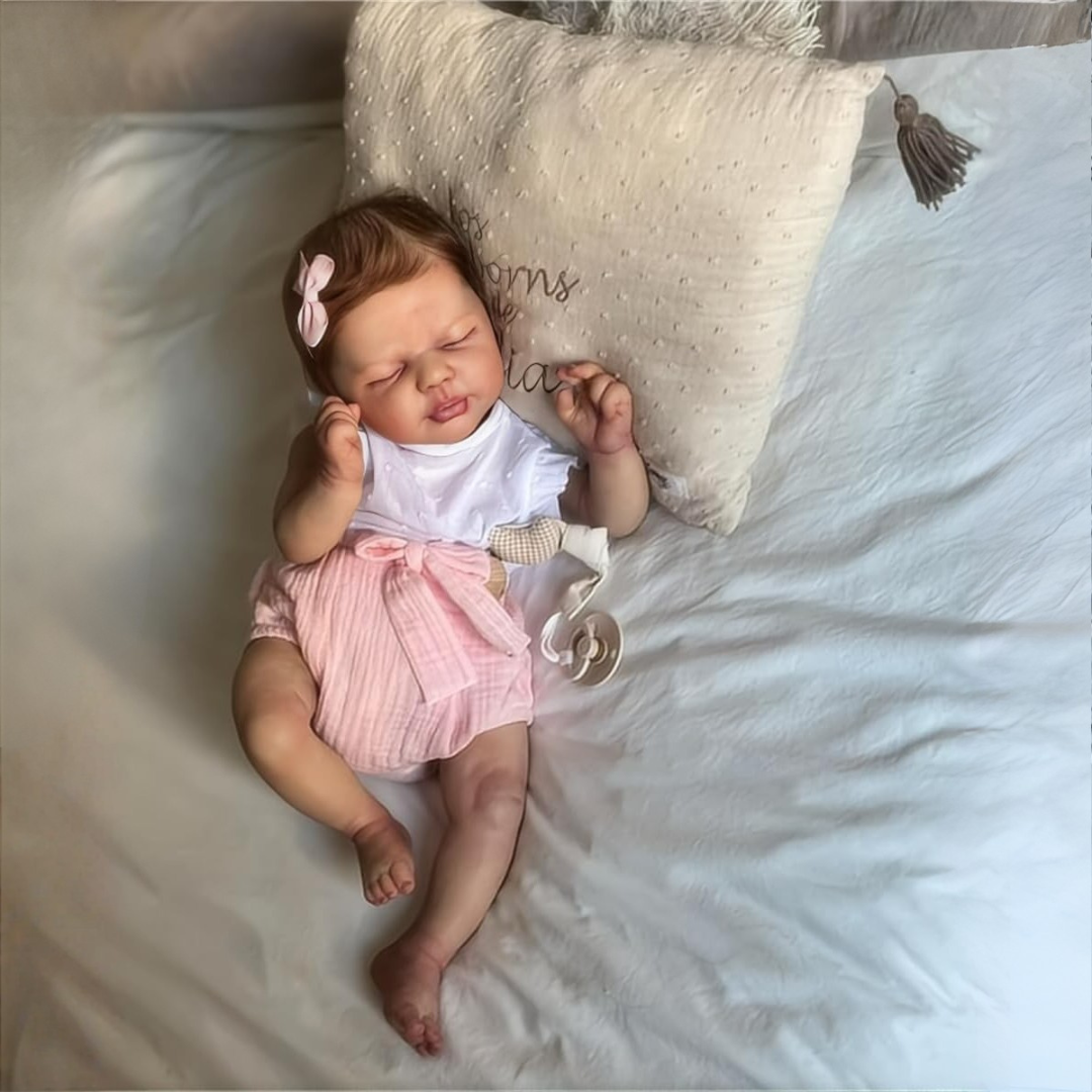 Muñeca de bebé realista de silicona suave