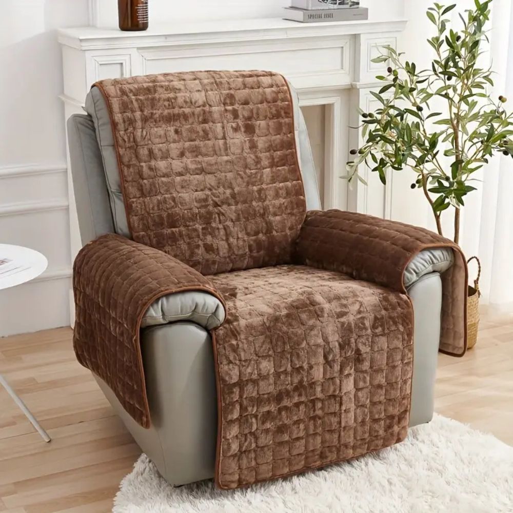 Funda de Sillón Reclinable de Terciopelo