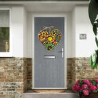 Gran Decoración de Corazón de Mosaico para Jardín