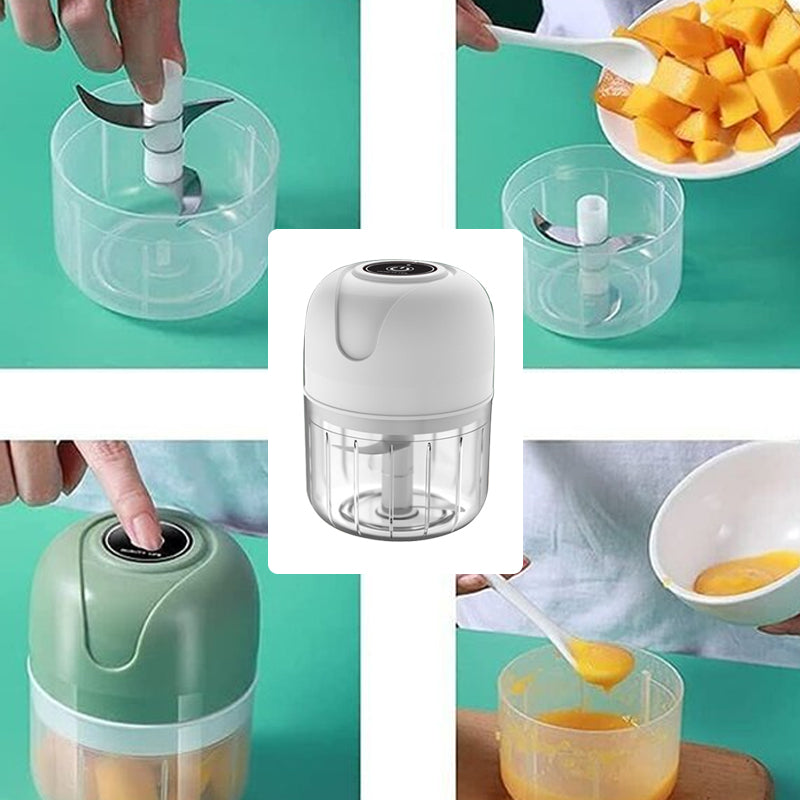 Picador de ajo recargable por USB
