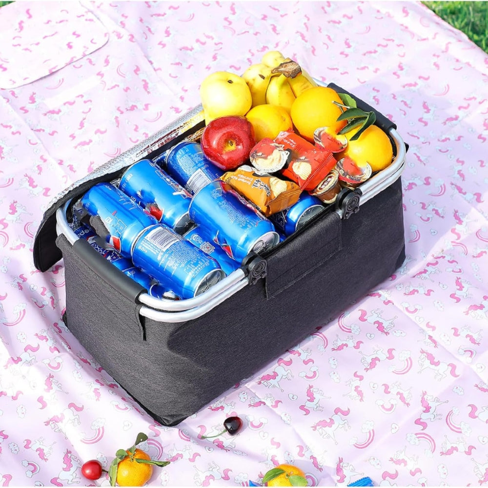 Cesta de Picnic Plegable a Prueba de Fugas