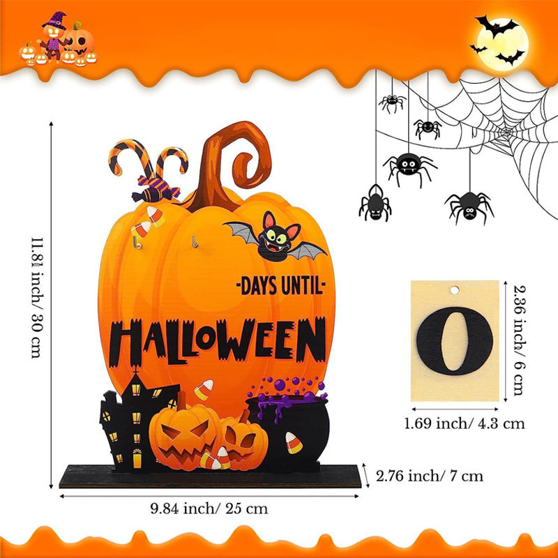 Calendario de Adviento de Madera para Halloween | Bowlift