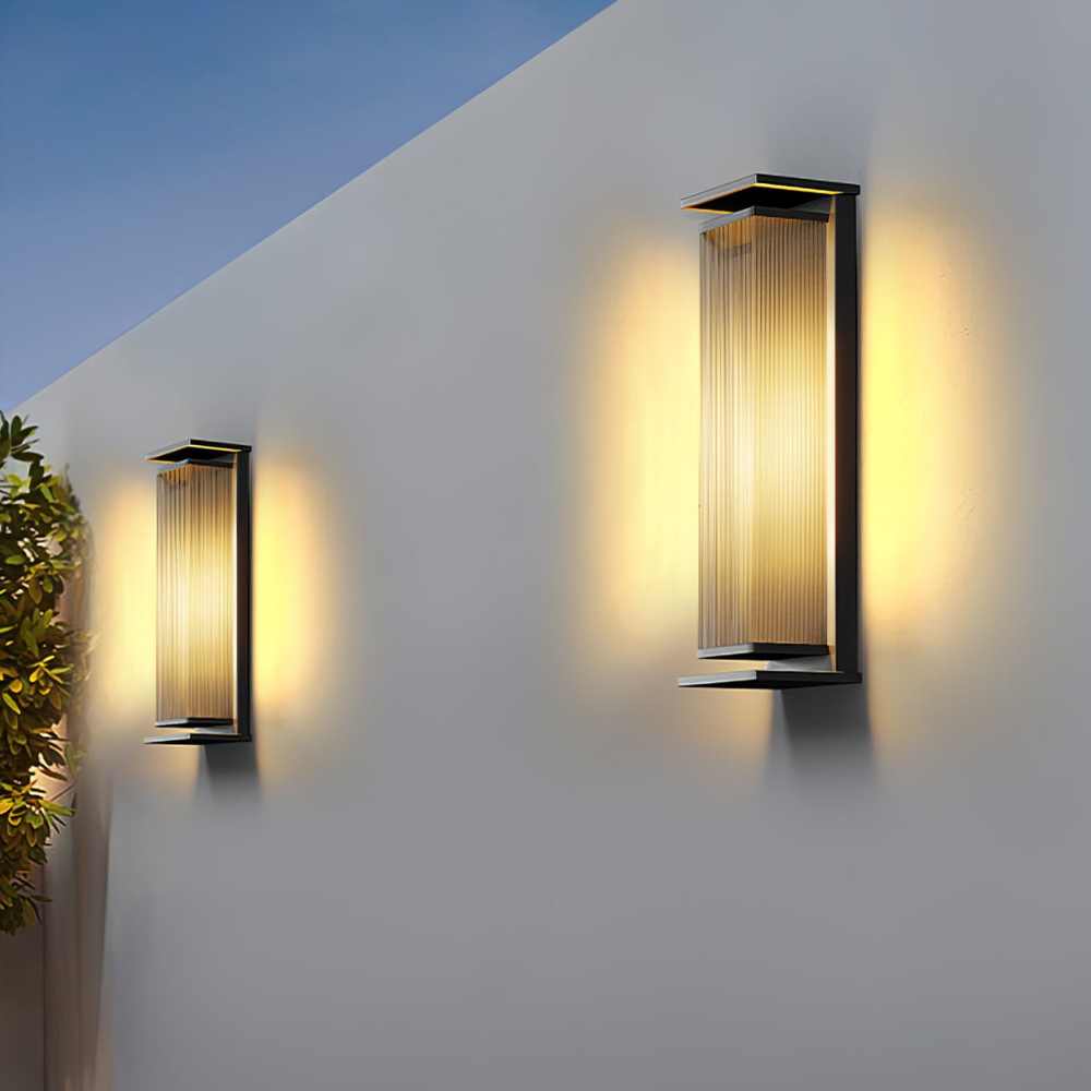 Luz de Pared Moderna para Exteriores | Aplique de Pared LED de Acero Inoxidable Impermeable para Iluminación de Patio y Porche