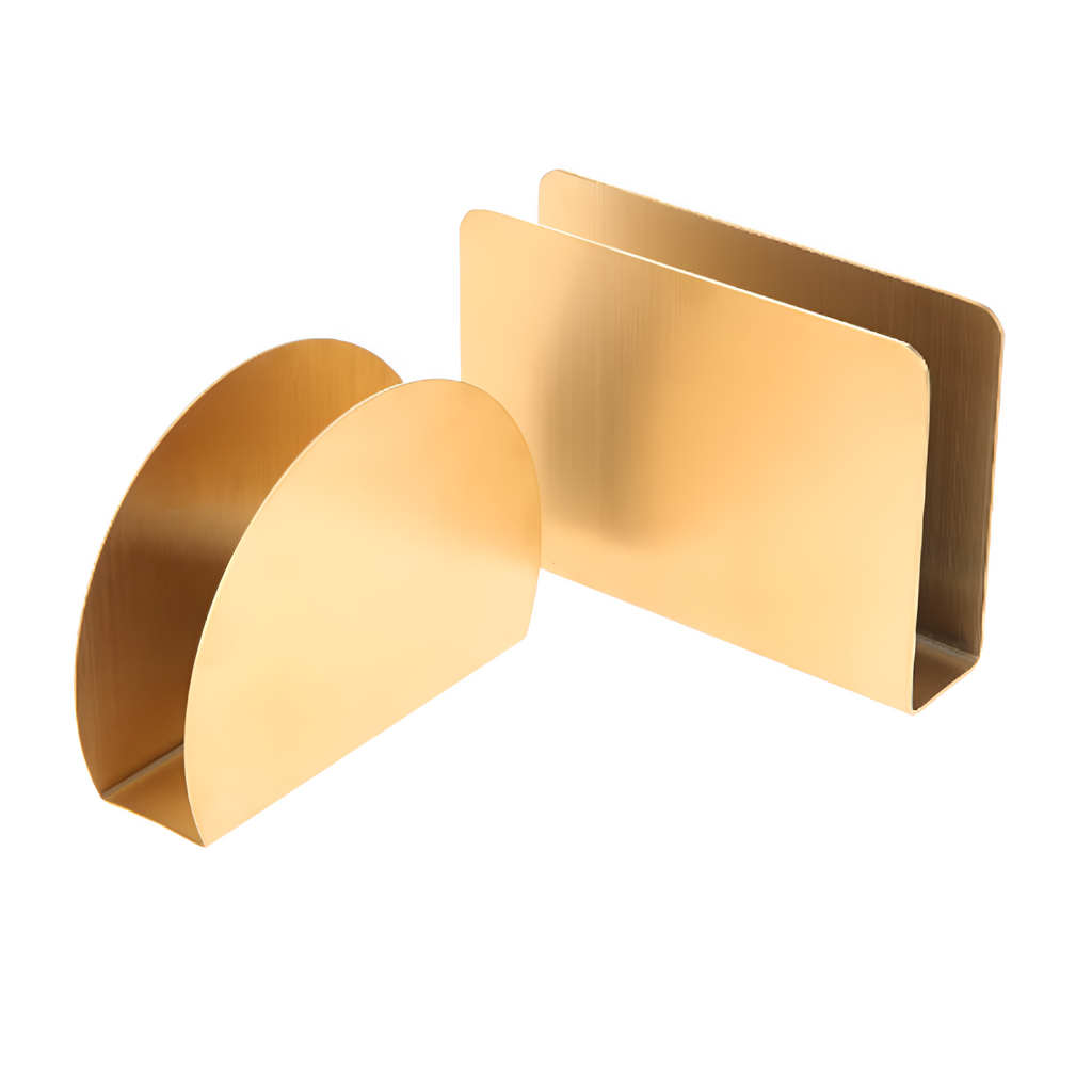 Soporte de Servilletas Metálico Dorado