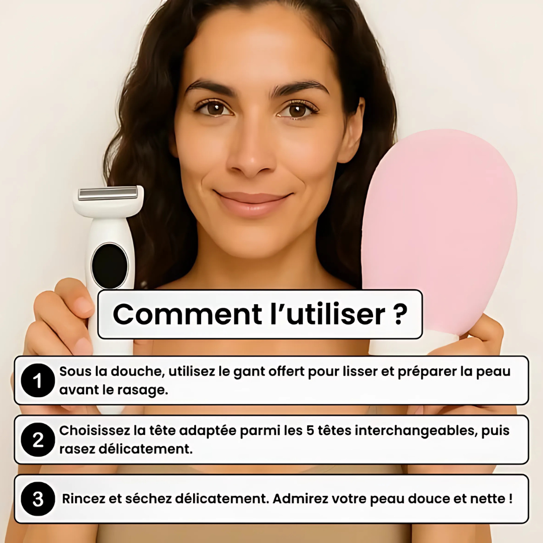 Depilador exfoliante suave