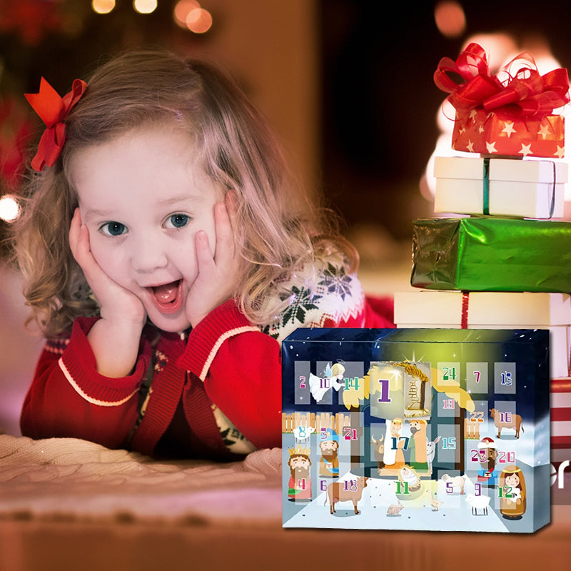 Calendario de Adviento de Navidad con Natividad - Para una experiencia navideña mágica