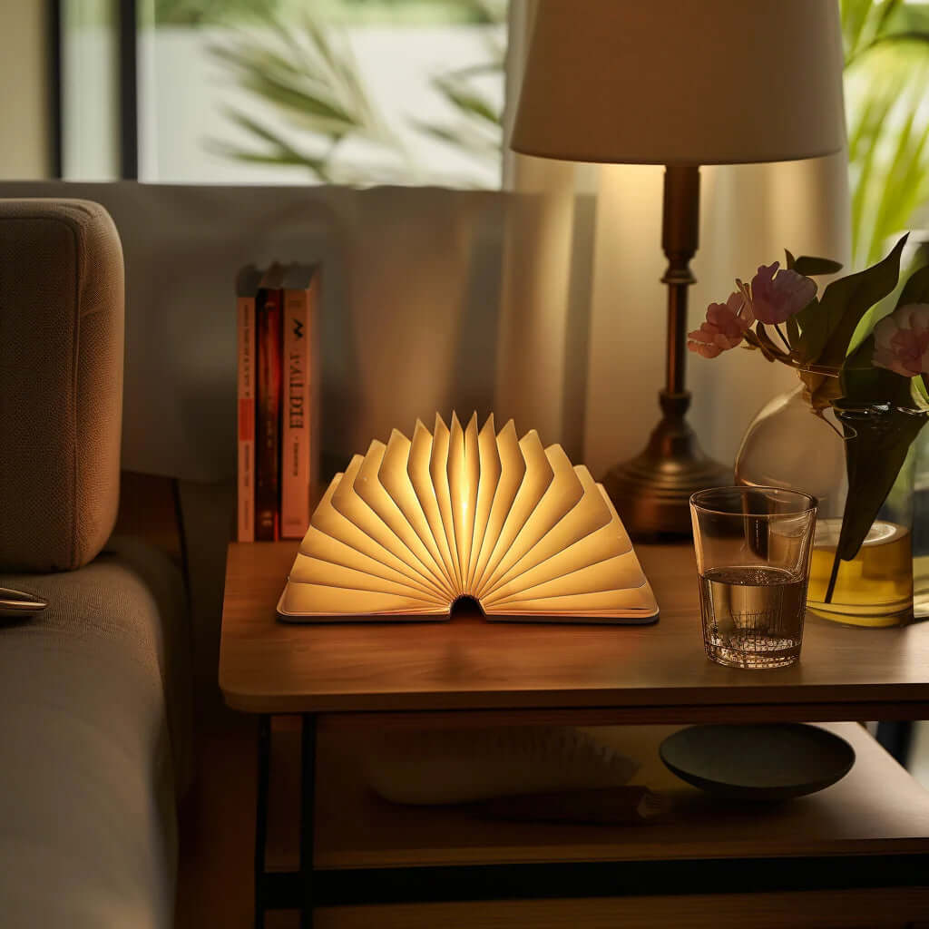 Lámpara de Mesa LED – Iluminación Mágica y Acogedora
