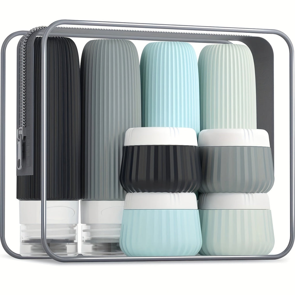 Set de Botellas de Viaje Prácticas – Seguras y Convenientes para Viajar