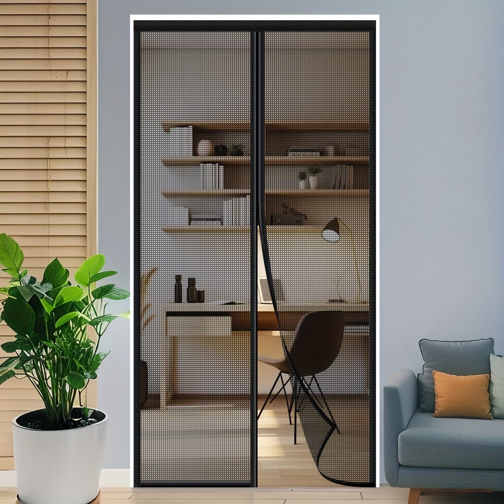 MAGNAMESH – Cortina de Pantalla Mosquitera Magnética para Protección de Puertas Sin Manos