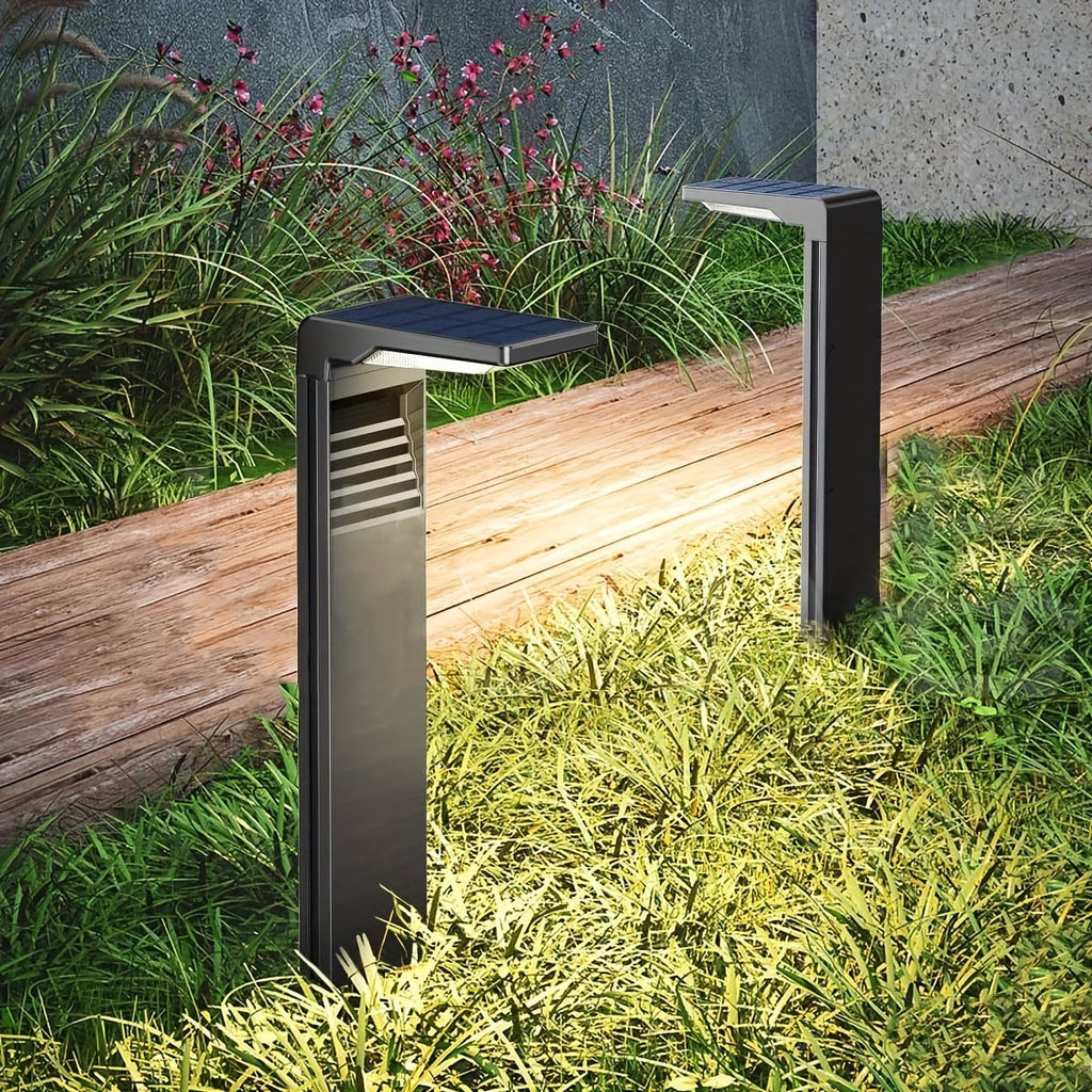 Iluminación Solar para Senderos de Jardín – Moderna y Funcional