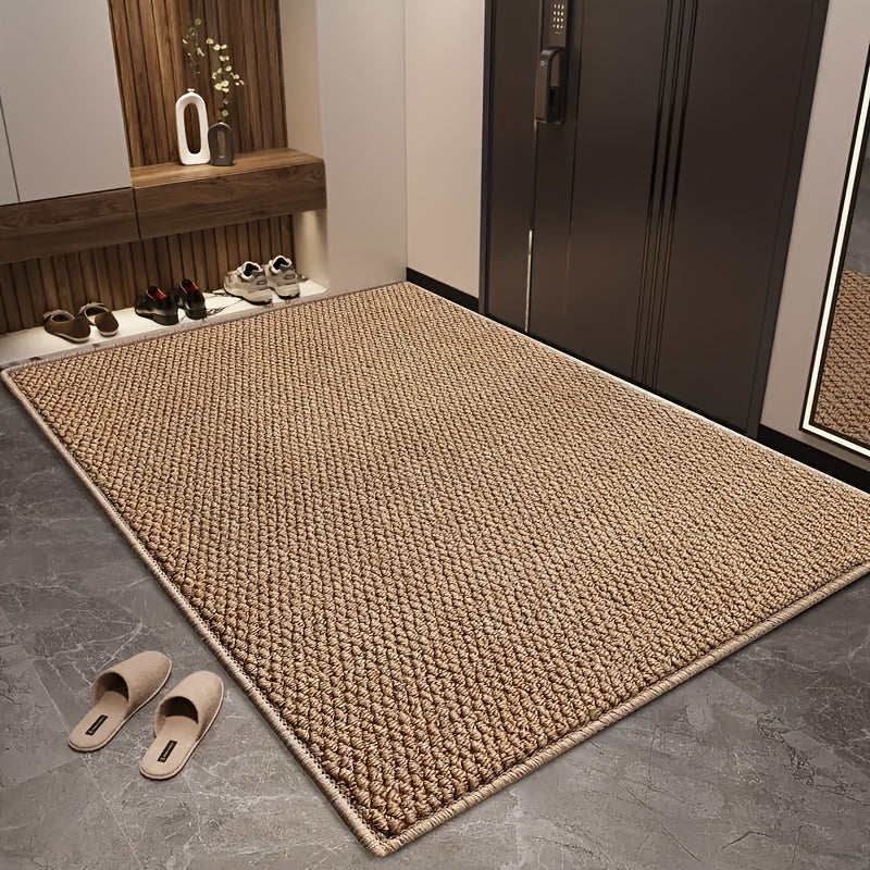 LUMEDWELL - Alfombra de Entrada Decorativa con Diseño de Piña y Superficie Texturizada Antideslizante