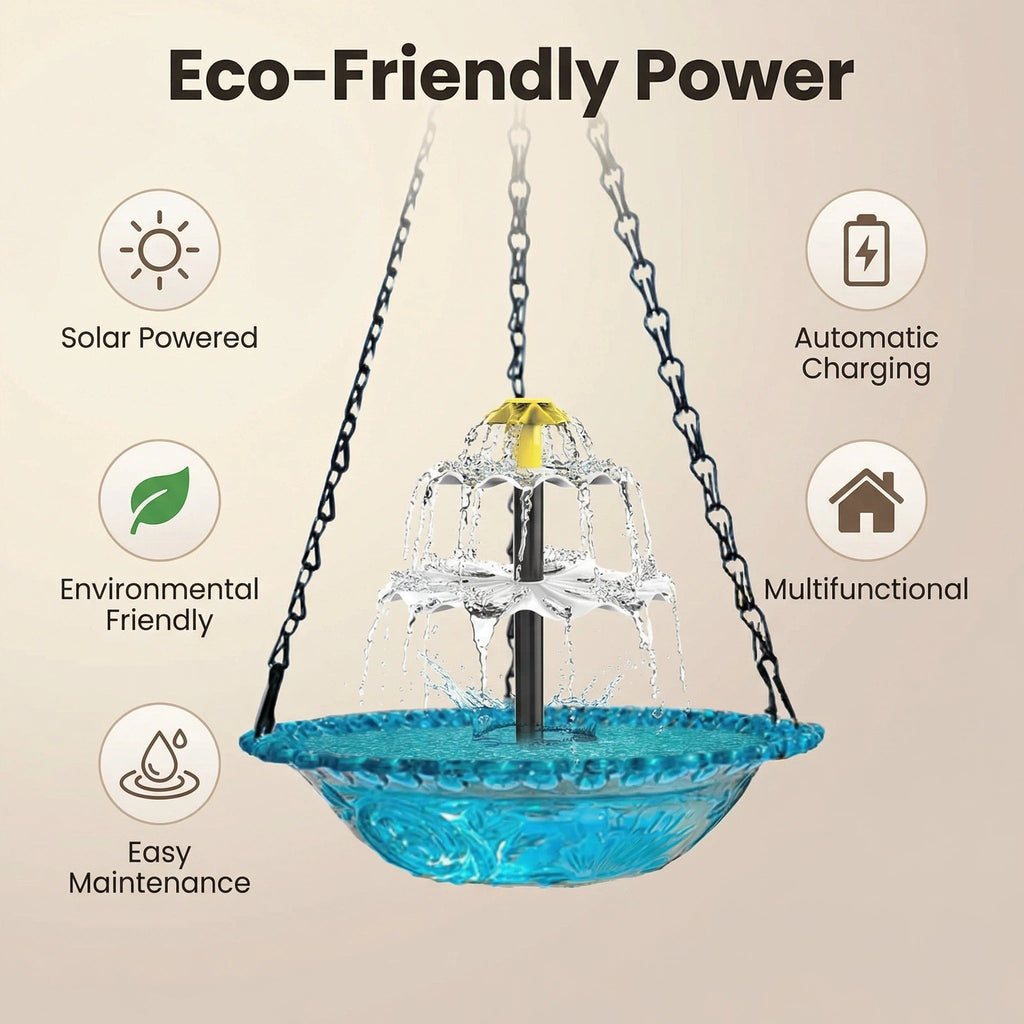 SolarFlow – Fuente de agua solar | 50% DESCUENTO