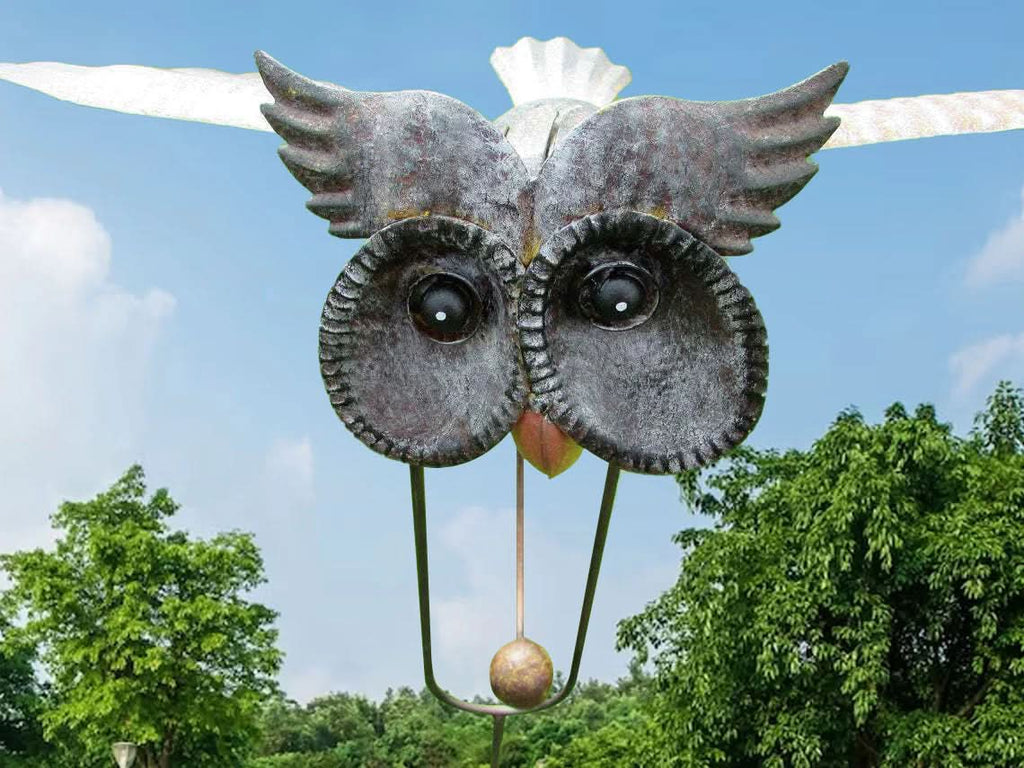 Kalsten | Molinete de Metal para Jardín Adorno de Césped Exterior