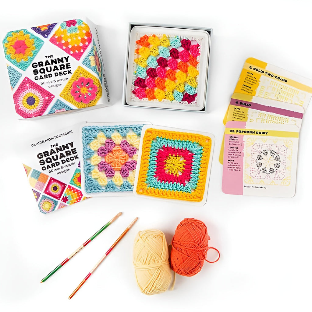 CrochetMagic - Set de Tarjetas de Granny Square | 50% DESCUENTO