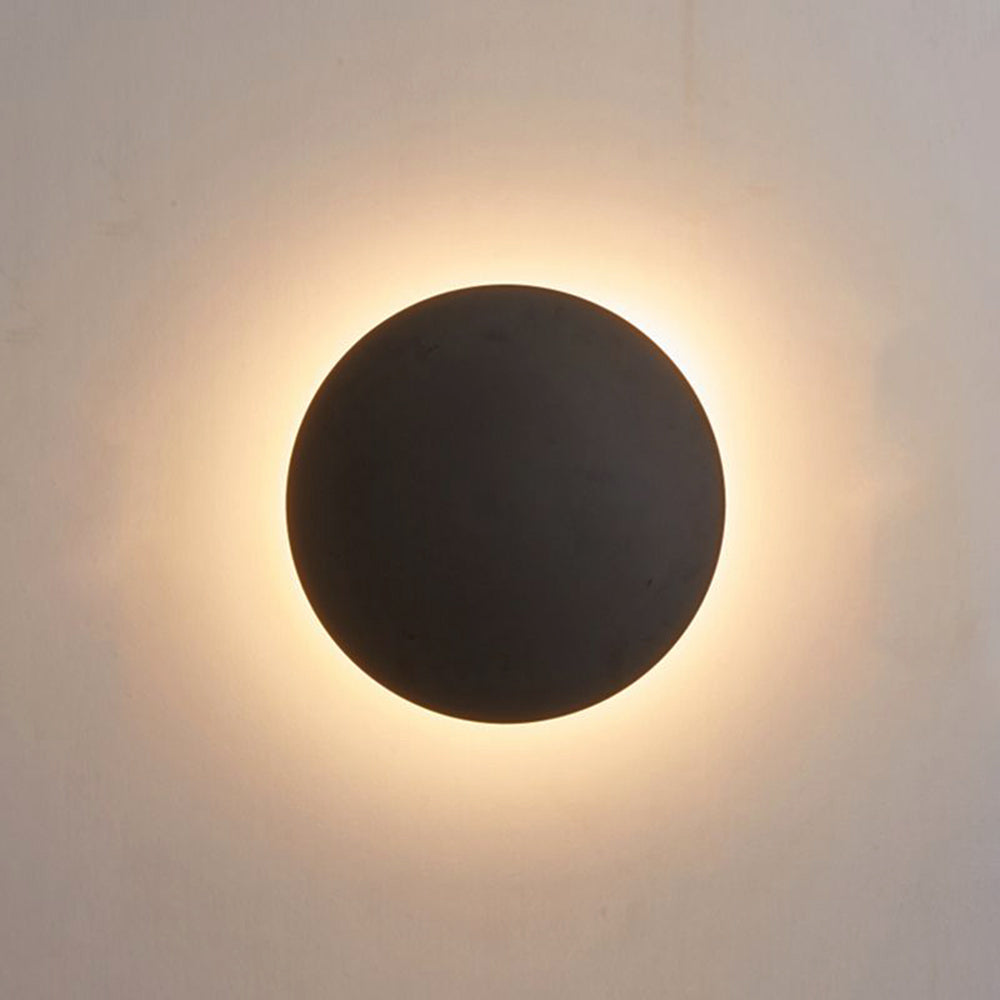 Lámpara de pared LED moderna y redonda para dormitorio y sala de estar