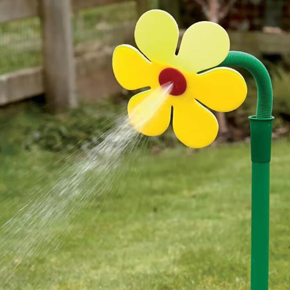 Aspersor de jardín decorativo en forma de flor