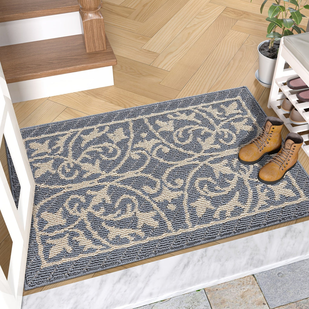 PUREHOME - Alfombra de Entrada Interior de Bajo Perfil Antideslizante 1pc