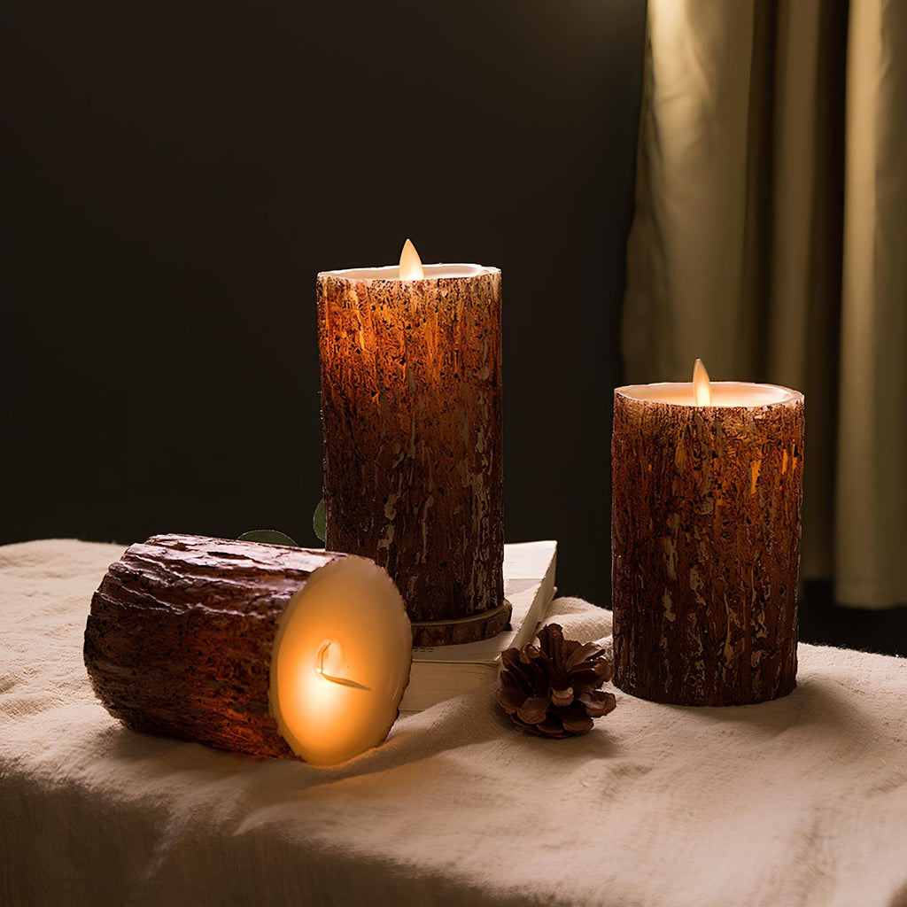 Velas LED LumiFlame | Efecto de cera parpadeante | Seguras y ahorradoras de energía | Diferentes tamaños y diseños