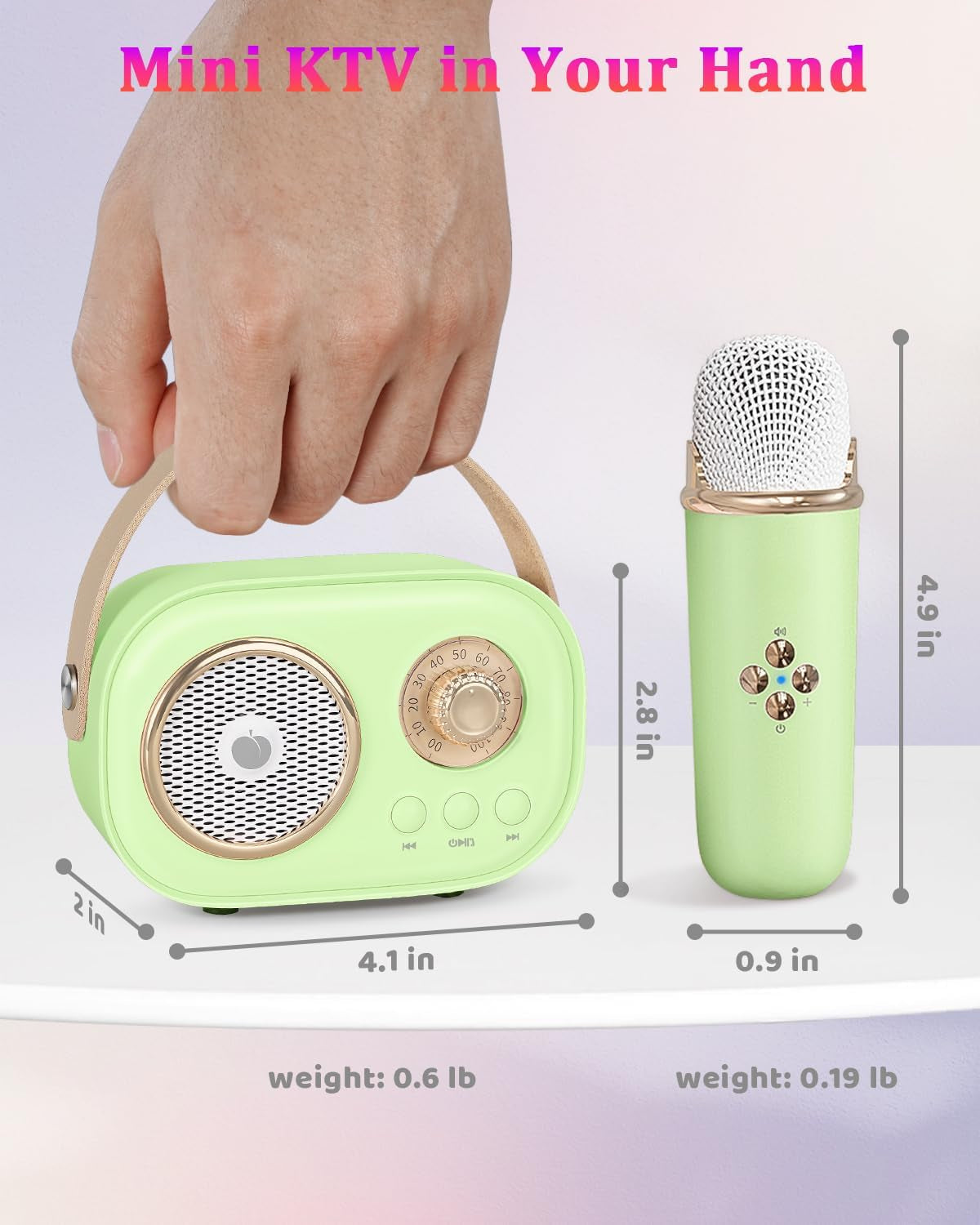 Set de Karaoke Portátil para Niños VivaMic