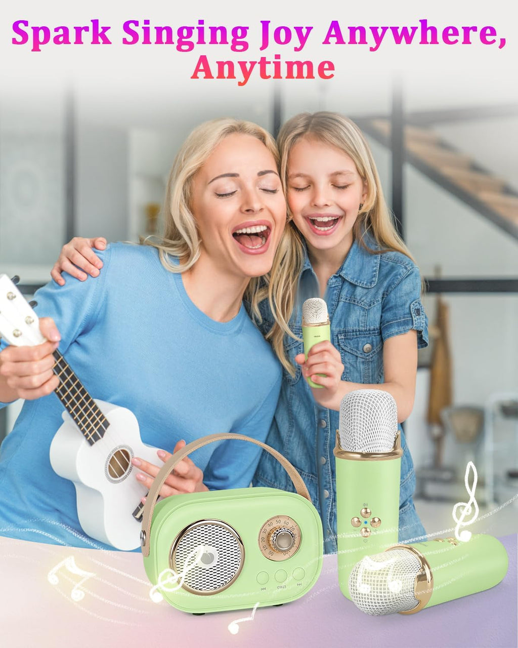 Set de Karaoke Portátil para Niños VivaMic