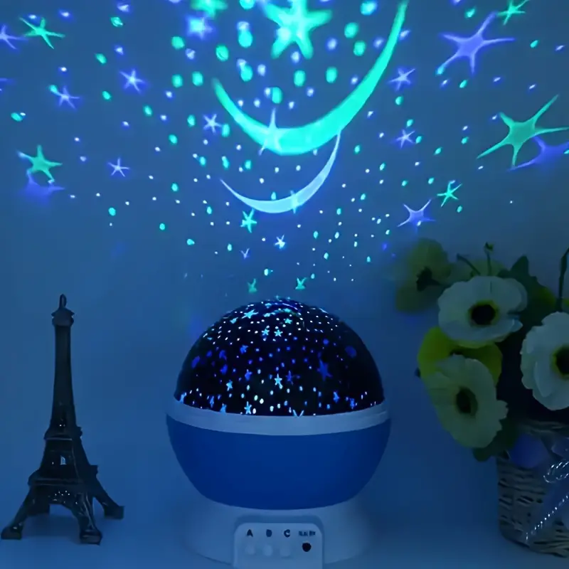 Luz nocturna de cielo estrellado para niños – Proyector LED mágico con cambio de color