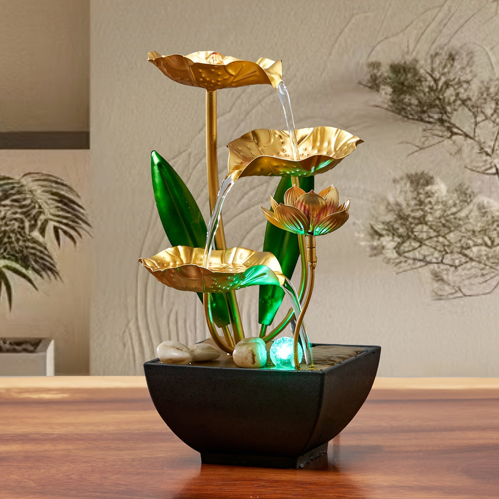 Fuente Interior Loto Sereno – Relajante y Ambiance