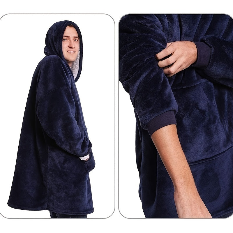 Manta con Capucha Luna Sherpa - Ultra Suave y Cómoda para los Días Más Fríos