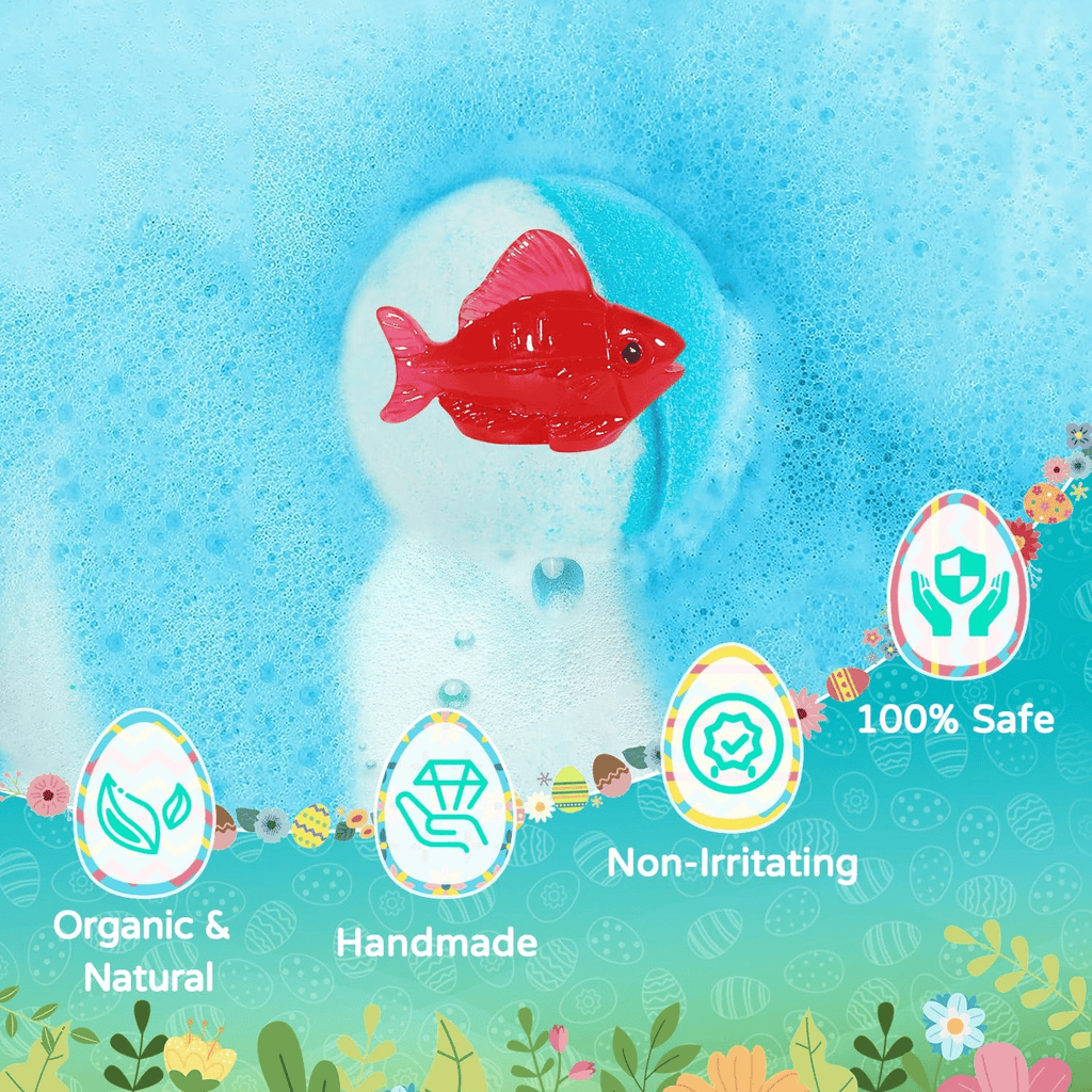 BubblyJoy | Set de bombas de baño para niños con sorpresa y mega espuma