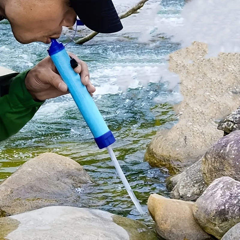 PureFlow Filtro de Agua Straw - Compacto y eficiente para agua potable limpia