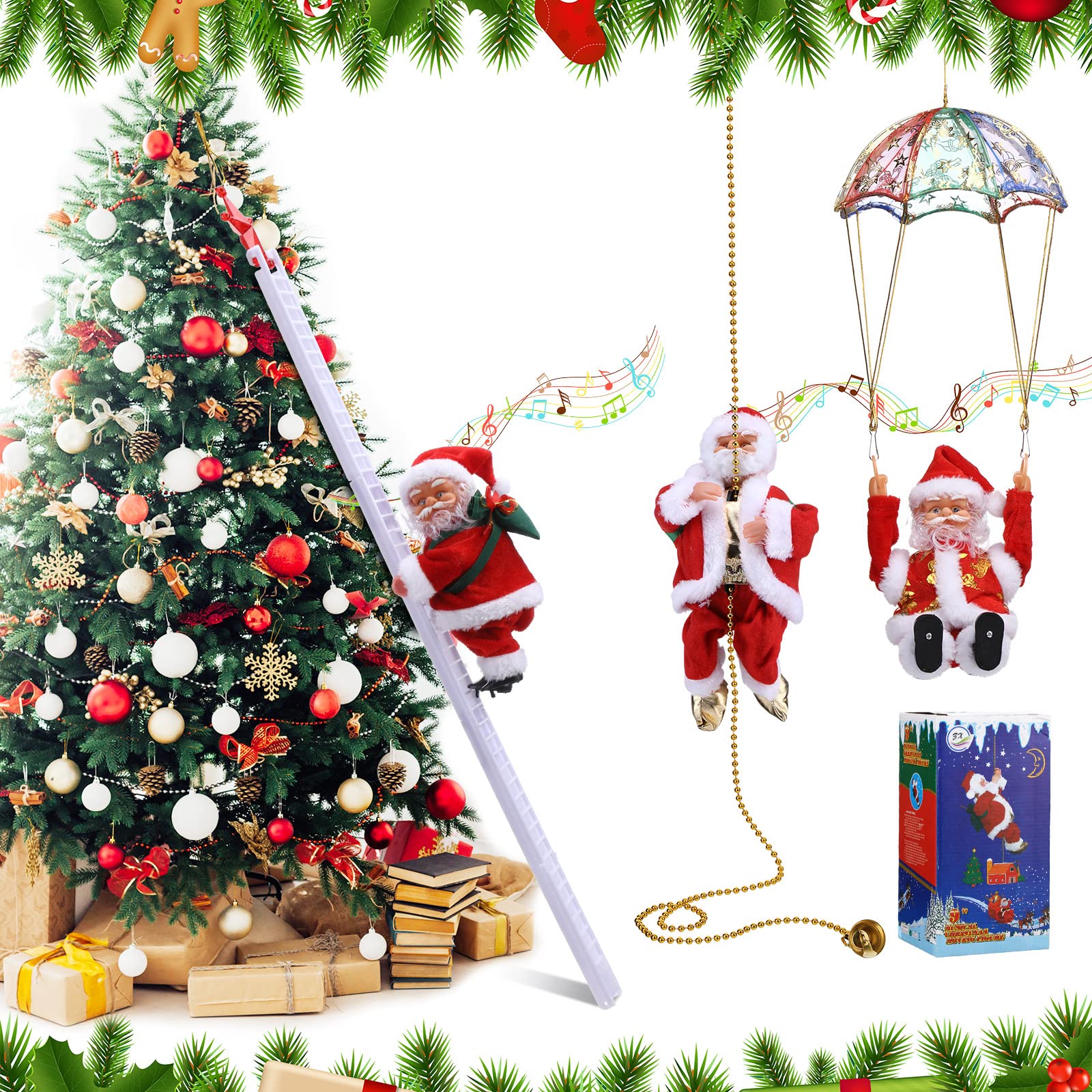 JollyClimb – Papá Noel bailarín y cantante | 50% DESCUENTO