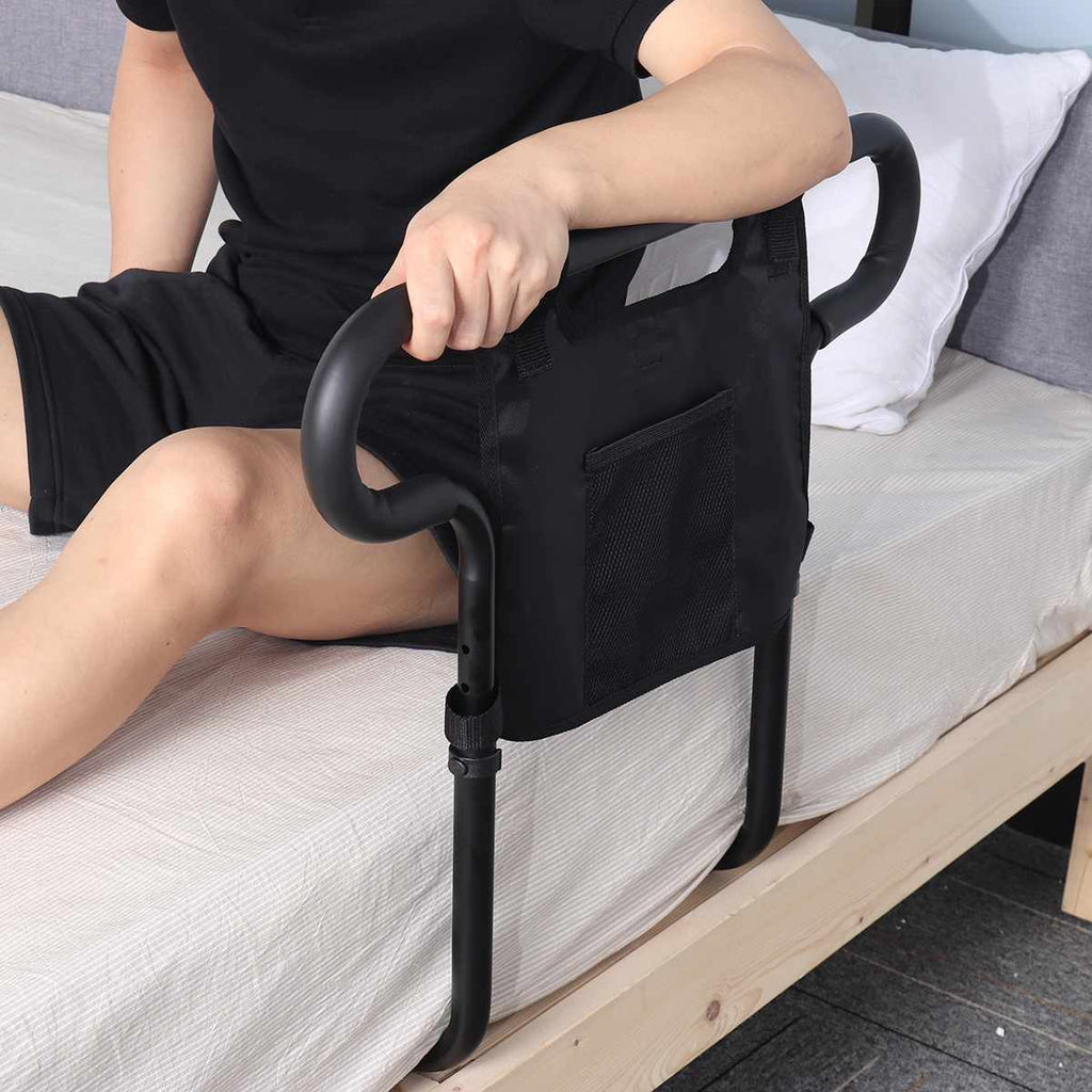 Lisslune | Barandilla Universal para Cama de Ancianos – Asistencia Confiable para Personas Mayores con Bolsa de Almacenamiento