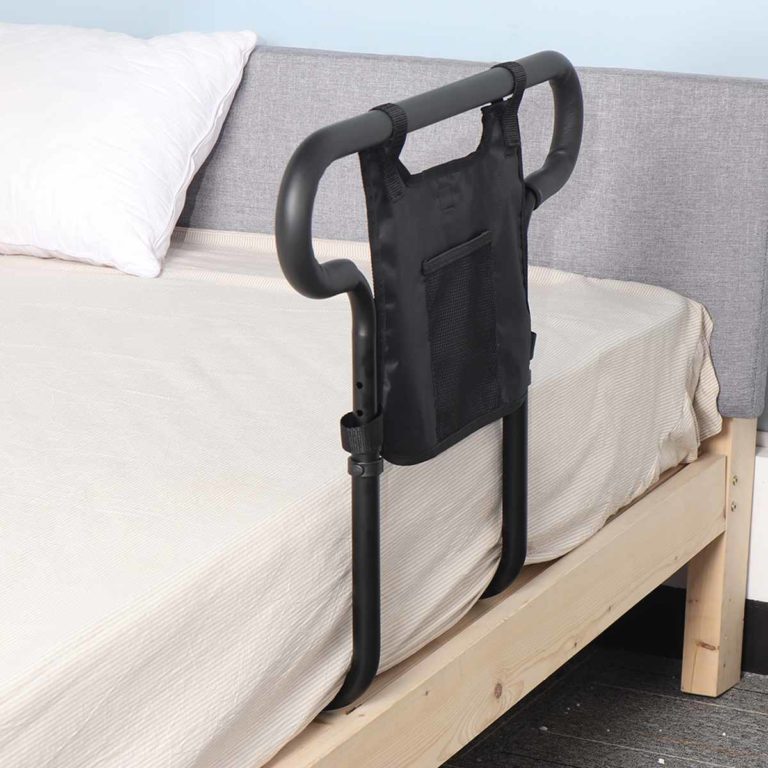 Lisslune | Barandilla Universal para Cama de Ancianos – Asistencia Confiable para Personas Mayores con Bolsa de Almacenamiento