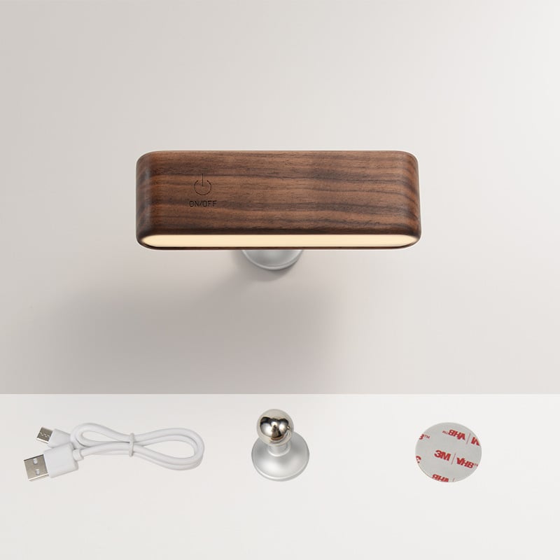LuminoWood - Lámpara magnética rotativa de 360° | 50% DESCUENTO