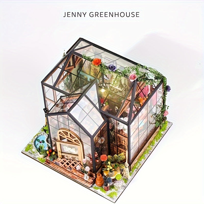 Mini invernadero Libro Nook – Modelo 3D DIY con iluminación LED