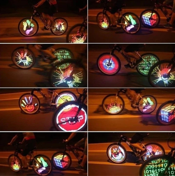 Lisslune | Luces LED para Radios de Bicicleta 3D