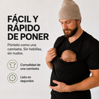 Camiseta Portage CarryMe para Bebé – Camiseta Cómoda con Función de Lactancia