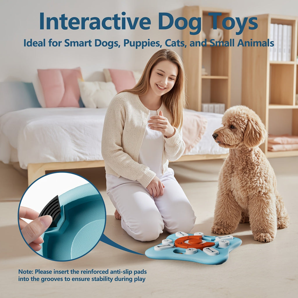 PUZZLE BRAINFETCH – Comedero Interactivo de IQ para Perros