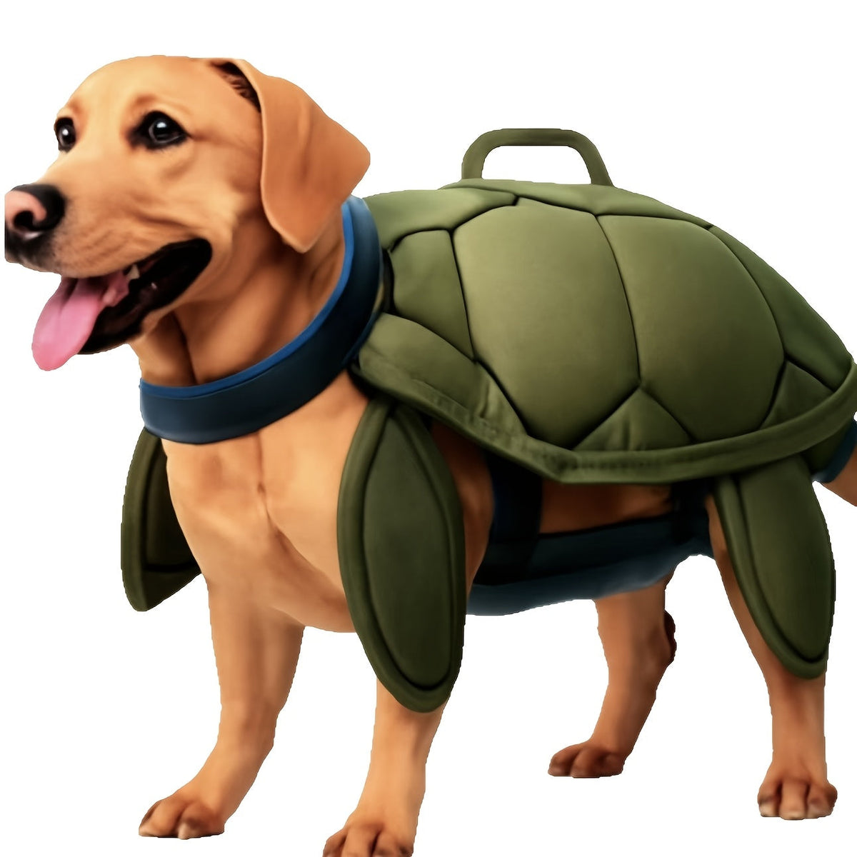 Chaleco de Natación para Perros en Diseño de Tortuga para Nadar y Actividades Acuáticas Seguras