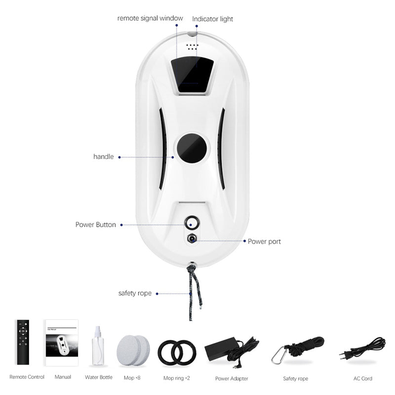 GlassMaster — Limpiador de Ventanas Inteligente | 50% DESCUENTO