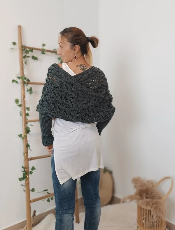 Reinhilde™ Chal – Chal de Mangas Dobles