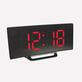 Reloj despertador digital LED curvo de estilo moderno