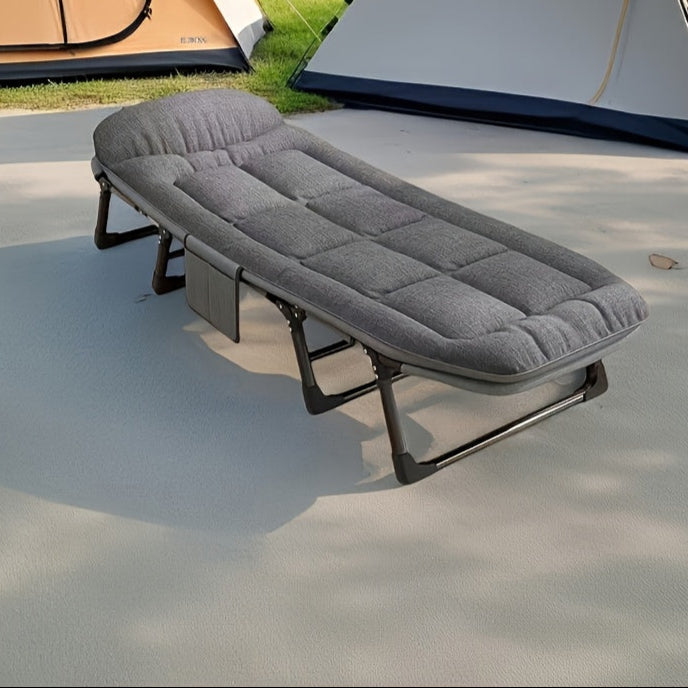 Cama de Camping Plegable para Adultos – Estructura de Aluminio y Acero Inoxidable Ligera