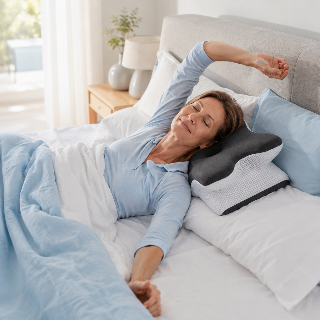 Almohada cervical ajustable para alivio del dolor